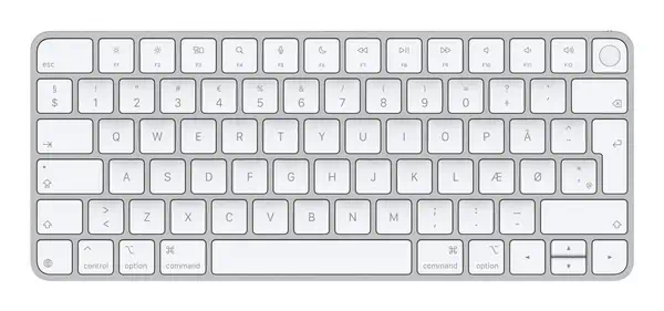 Apple Magic clavier Universel USB + Bluetooth QWERTY Danois Blanc - Clavier - visuel 1