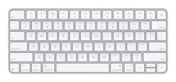 Apple Magic clavier Universel USB + Bluetooth QWERTY Anglais américain Blanc - Clavier - visuel 2