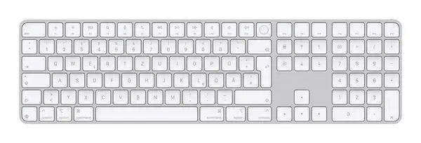 Apple Magic clavier Universel USB + Bluetooth QWERTZ Allemand Blanc - Clavier - visuel 1
