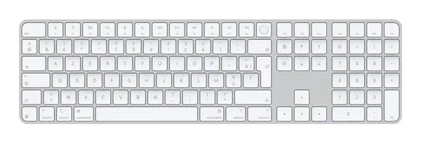 Apple Magic clavier Universel USB + Bluetooth AZERTY Français Blanc - Clavier - visuel 1