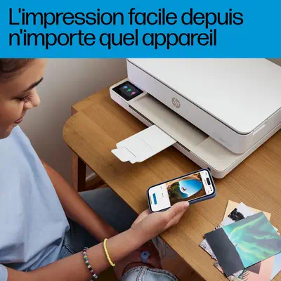 Envy 6132e Wireless All-in-One Couleur Imprimante, Instant Ink; Impression photo - HP - Multifonctions Jet d'encre - visuel 6