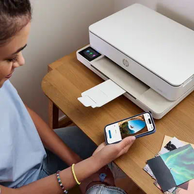 Envy 6132e Wireless All-in-One Couleur Imprimante, Instant Ink; Impression photo - HP - Multifonctions Jet d'encre - visuel 6