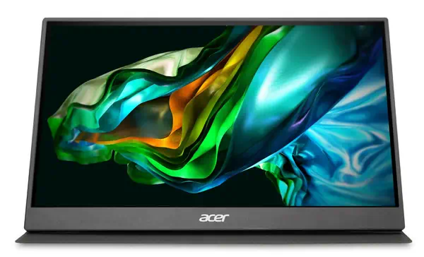 Acer PM161QBbmiuux Moniteur portable Noir 39,6 cm (15.6") Acer - visuel 1 - hello RSE - Grand angle de vue