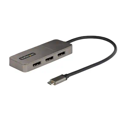 Adaptateur Multi-Moniteur USB-C 3 ports, Hub USB-C vers 3x DP 1.4 MST, Splitter 4K 60Hz DP pour PC,  - StarTech - Station d'accueil pour portable - visuel 1