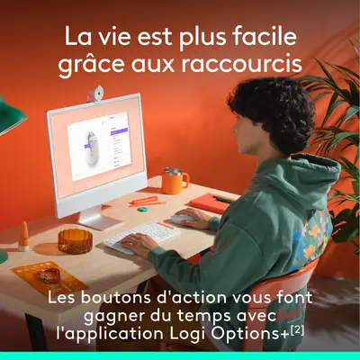 Logitech 910-007411 souris Universel Ambidextre Bluetooth Optique Logitech - visuel 1 - hello RSE - Options personnalisables