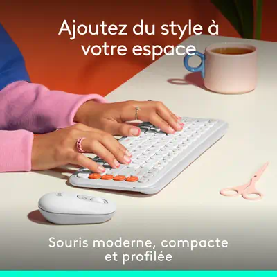 Logitech 910-007411 souris Universel Ambidextre Bluetooth Optique Logitech - visuel 1 - hello RSE - Fonctionnement silencieux