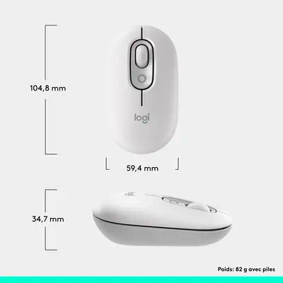 Logitech 910-007411 souris Universel Ambidextre Bluetooth Optique 4000 DPI - Souris - visuel 9