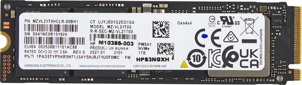 HP 1TB PCIe-4x4 NVMe Solid State Drive - Disque dur SSD - visuel 1