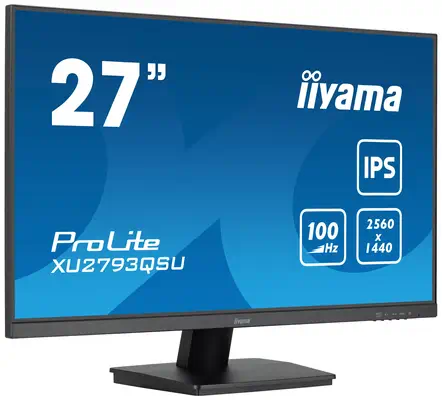 iiyama ProLite XU2793QSU-B7 LED display 68,6 cm (27") 2560 x 1440 pixels Wide Quad HD Noir - Ecran Ordinateur - visuel 2