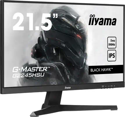 iiyama G-MASTER G2245HSU-B2 LED display 54,6 cm (21.5") 1920 x 1080 pixels Full HD Noir - Ecran Ordinateur - visuel 2