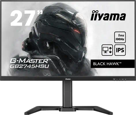 iiyama G-MASTER GB2745HSU-B2 LED display 68,6 cm (27") 1920 x 1080 pixels Full HD Noir - Ecran Ordinateur - visuel 1