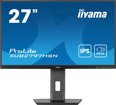 iiyama ProLite XUB2797HSN-B2 écran plat de PC 68,6 cm (27") 1920 x 1080 pixels Full HD LED Noir - Ecran Ordinateur - visuel 2