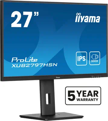 iiyama ProLite XUB2797HSN-B2 écran plat de PC 68,6 cm (27") 1920 x 1080 pixels Full HD LED Noir - Ecran Ordinateur - visuel 1