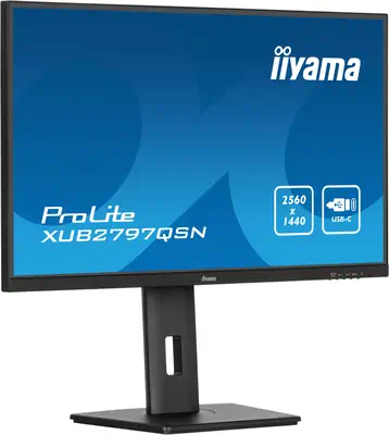 iiyama ProLite XUB2797QSN-B2 écran plat de PC 68,6 cm (27") 2560 x 1440 pixels 2K Ultra HD LED Noir - Ecran Ordinateur - visuel 2