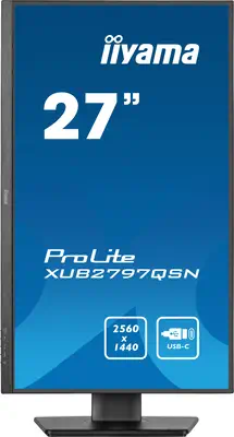 iiyama ProLite XUB2797QSN-B2 écran plat de PC 68,6 cm (27") 2560 x 1440 pixels 2K Ultra HD LED Noir - Ecran Ordinateur - visuel 6