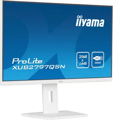 iiyama G-MASTER XUB2797QSN-W2 écran plat de PC 68,6 cm (27") 2560 x 1440 pixels 4K Ultra HD LED Blan - Ecran Ordinateur - visuel 4