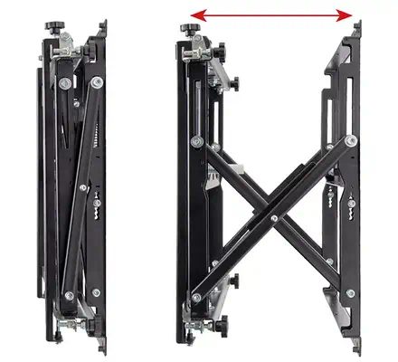 B-Tech BT8310XL 3,05 m (120") Noir - Support Fixe & Mobile - visuel 2