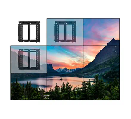 B-Tech BT8312 177,8 cm (70") Noir - Support Fixe & Mobile - visuel 7