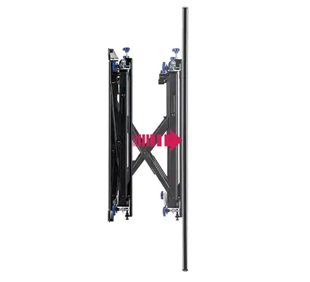 B-Tech BT8312 177,8 cm (70") Noir - Support Fixe & Mobile - visuel 5