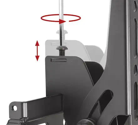 B-Tech BT8431 139,7 cm (55") Noir - Support Fixe & Mobile - visuel 2