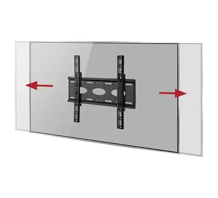 B-Tech BT8441 139,7 cm (55") Noir - Support Fixe & Mobile - visuel 2