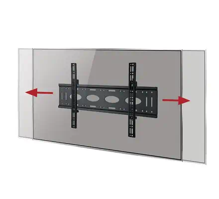B-Tech BT8442 2,03 m (80") Noir - Support Fixe & Mobile - visuel 2