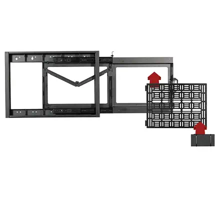 B-Tech BT7883 177,8 cm (70") Noir - Support Fixe & Mobile - visuel 7