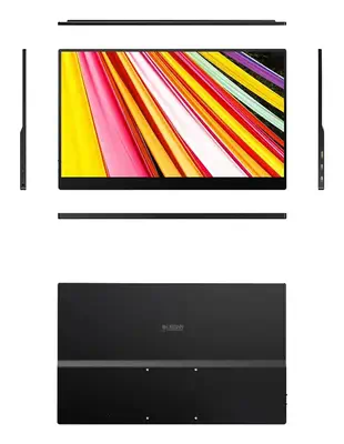 Urban Factory PUM15UF téléviseur et moniteur portables Moniteur portable Noir 39,6 cm (15.6") TFT 19 - Protection d'écran et Filtre - visuel 5