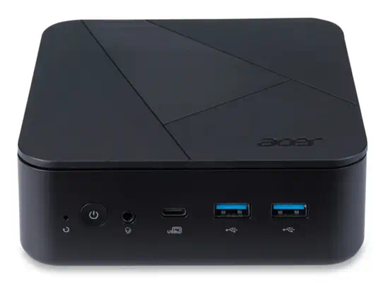 Acer VN1502G-13U3U Intel® Core™ i3 i3-1315U 0 Go DDR4-SDRAM SSD Mini PC Noir - Unité Centrale - visuel 1