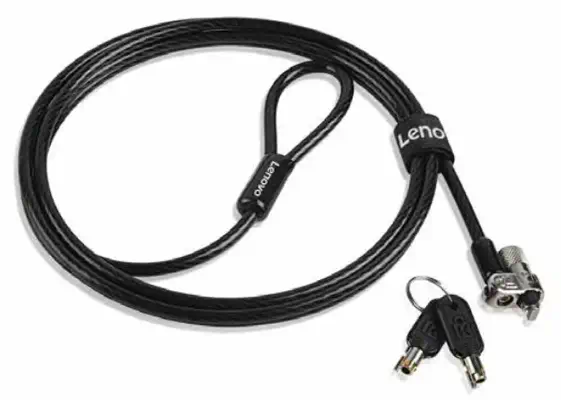 Lenovo 4Z10P40247 câble antivol Noir 1,8 m - Accessoire - visuel 1