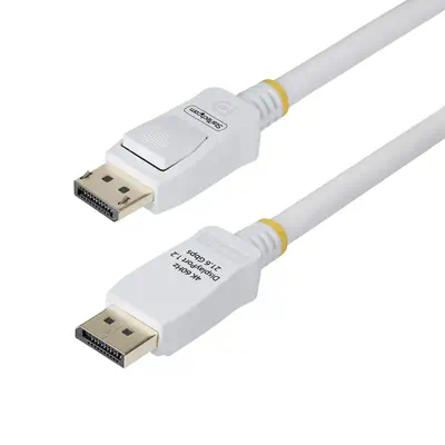 StarTech Câble DisplayPort 1.2 de 1,8m Blanc Certifié VESA - Câble HDMI - visuel 5