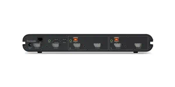 Belkin F1DN202KVM-UNN4 commutateur écran, clavier et souris Grille de montage Noir - Switchs et Hubs - visuel 2