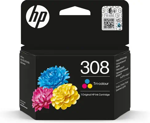 HP 308 Cartouche d’encre authentique Trois couleurs - Cartouches d'encre - visuel 1