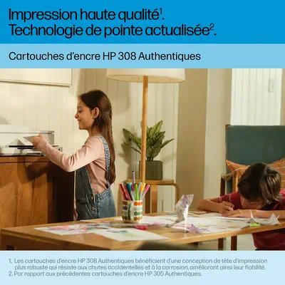HP 308 Cartouche d’encre authentique Trois couleurs - Cartouches d'encre - visuel 9