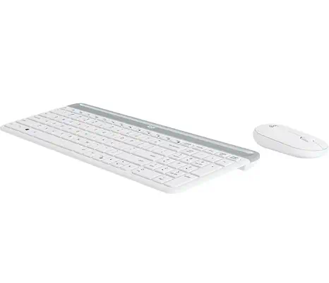 Logitech 920-009203 clavier Souris incluse Universel RF sans fil QWERTY Anglais britannique Blanc - Clavier - visuel 2