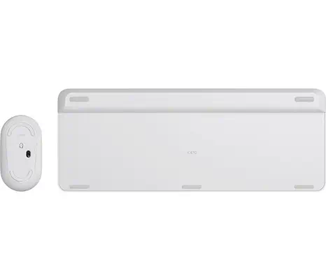 Logitech 920-009203 clavier Souris incluse Universel RF sans fil QWERTY Anglais britannique Blanc - Clavier - visuel 4
