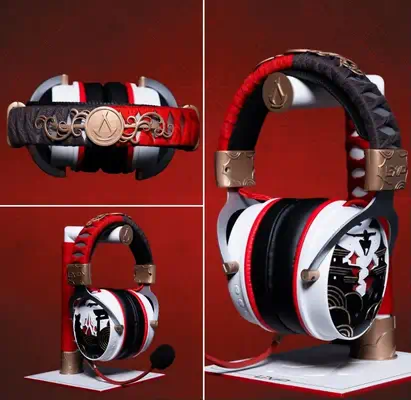 Coffret "Mentor" Assassin’s Creed Shadows (Casque + Porte-Casque + Jeu PS5) - Lexip - Casque Micro - visuel 5