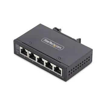 Switch Réseau Industriel 5 Ports Non Géré, 100/1000 Ethernet, Rail DIN/Montage Mural, Commutateur Gi achat