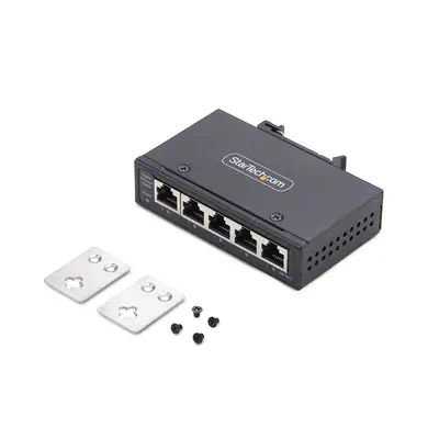 Switch Réseau Industriel 5 Ports Non Géré, 100/1000 Ethernet, Rail DIN/Montage Mural, Commutateur Gi - StarTech - Switchs et Hubs - visuel 10