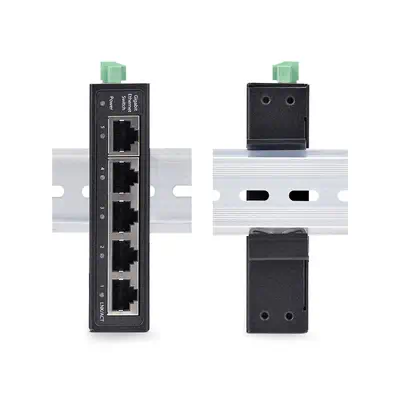 Switch Réseau Industriel 5 Ports Non Géré, 100/1000 Ethernet, Rail DIN/Montage Mural, Commutateur Gi - StarTech - Switchs et Hubs - visuel 8