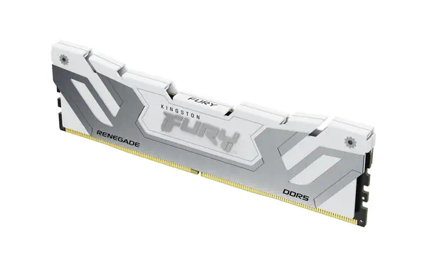 24 Go 8400MT/s DDR5 CL40 CUDIMM FURY Renegade White XMP - Kingston - Mémoire - visuel 1