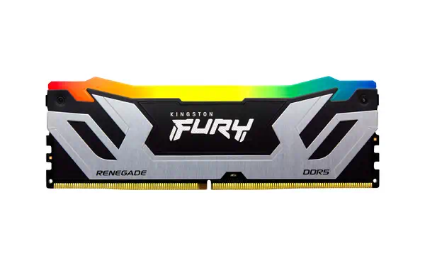 48Go 8400MT/s DDR5 CL40 CUDIMM (Kit de 2) FURY Renegade RGB Silver XMP - Kingston - Mémoire - visuel 8