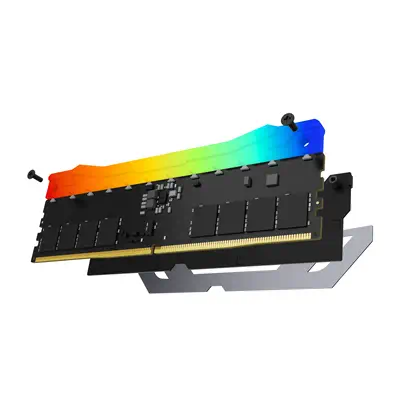 48Go 8400MT/s DDR5 CL40 CUDIMM (Kit de 2) FURY Renegade RGB Silver XMP - Kingston - Mémoire - visuel 7