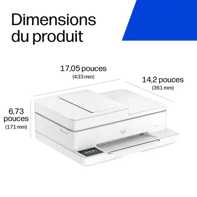 Envy 6530e Sans fil All-in-One Couleur Imprimante, Instant Ink; Impression photo - HP - Multifonctions Jet d'encre - visuel 6