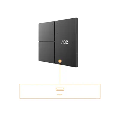 AOC T2 16T3EA écran plat de PC 39,6 AOC - visuel 1 - hello RSE - Durable et écologique