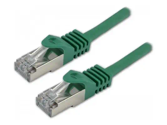 MCL RJ45 CAT7 S/FTP LSZH 0.15M Vert MCL-SAMAR - Câble RJ et Fibre optique - visuel 1