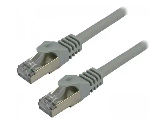 MCL RJ45 CAT7 S/FTP LSZH 0.15M Gris MCL-SAMAR - Câble RJ et Fibre optique - visuel 1