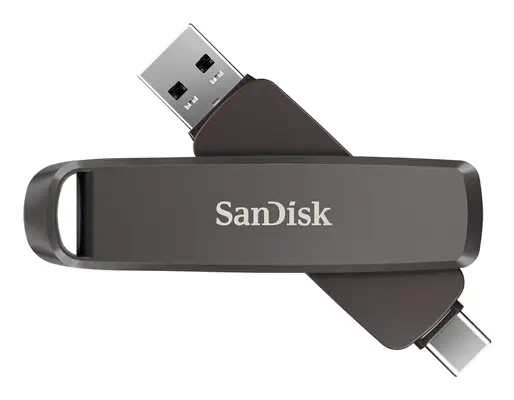 SanDisk Extreme PRO lecteur USB flash 256 Go USB Type-C/USB Type-A 3.2 Gen 2 (3.1 Gen 2) Noir - Sandisk - Adaptateur stockage - visuel 1