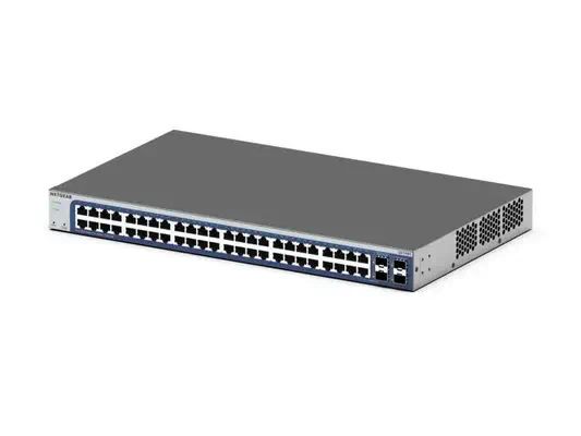 NETGEAR GS748Tv6 Géré L2/L3/L4 Gigabit Ethernet (10/100/1000) Noir, Gris - Netgear - Switchs et Hubs - visuel 2