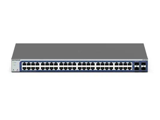 NETGEAR GS748Tv6 Géré L2/L3/L4 Gigabit Ethernet (10/100/1000) Noir, Gris - Netgear - Switchs et Hubs - visuel 3